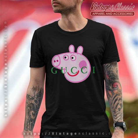 black gucci shirt replica|peppa pig gucci shirt real.